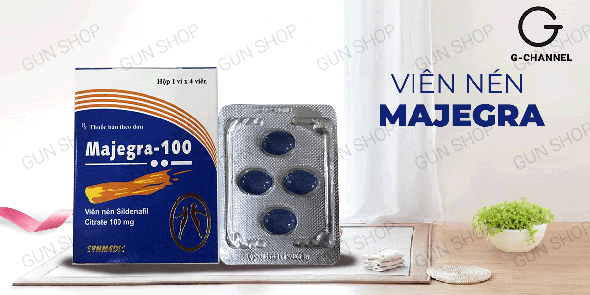 Viên uống Majegra 4 viên tăng cường sinh lý mạnh mẽ kéo dài thời gian