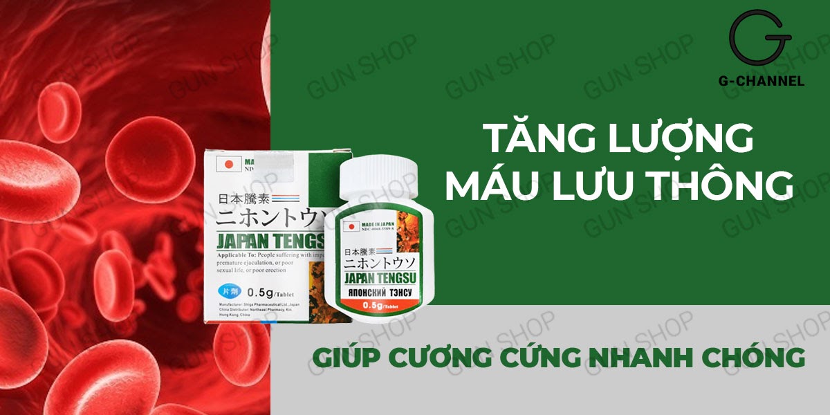 Viên uống Tengsu tăng cường sinh lý nam cải thiện cương dương 16 viên
