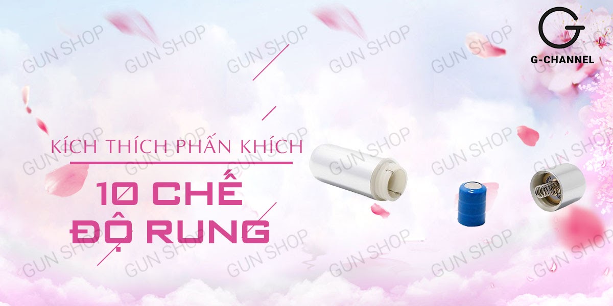 Vòng rung Baile Power Ring 10 chế độ, kích thích cực đỉnh