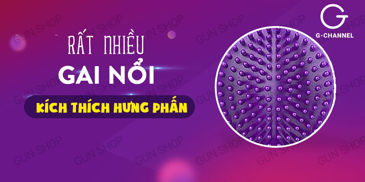 Vòng Rung Gai Nổi Rung Mạnh Tăng Khoái Cảm Sạc Điện