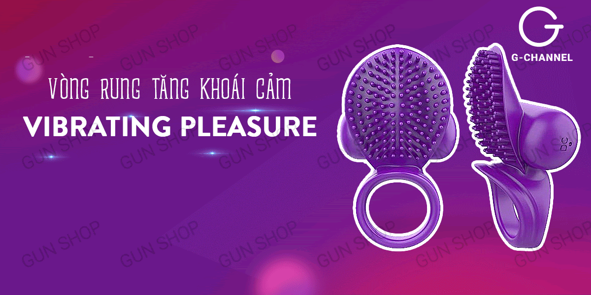 Vòng Rung Gai Nổi Rung Mạnh Tăng Khoái Cảm Sạc Điện