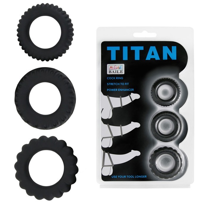 Cung cấp Bộ 3 vòng Titan tình yêu đeo dương vật chống xuất tinh sớm chất liệu silicon y tế giá tốt