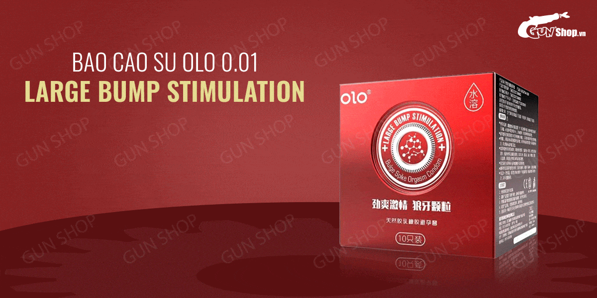  Thông tin Bao cao su OLO 0.01 Large Bump Stimulation - Siêu mỏng nóng ấm hương vani - Hộp 10 cái giá sỉ