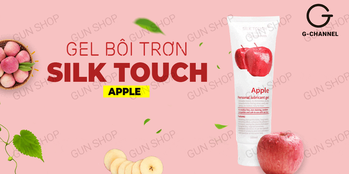  Địa chỉ bán Gel bôi trơn hương táo - Silk Touch - Chai 100ml giá rẻ