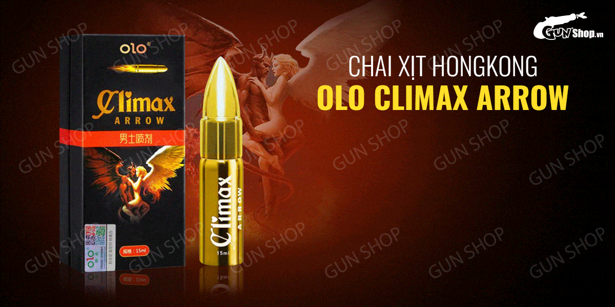  Giá sỉ Chai xịt HongKong OLO Climax Arrow - Kéo dài thời gian - Chai 15ml tốt nhất