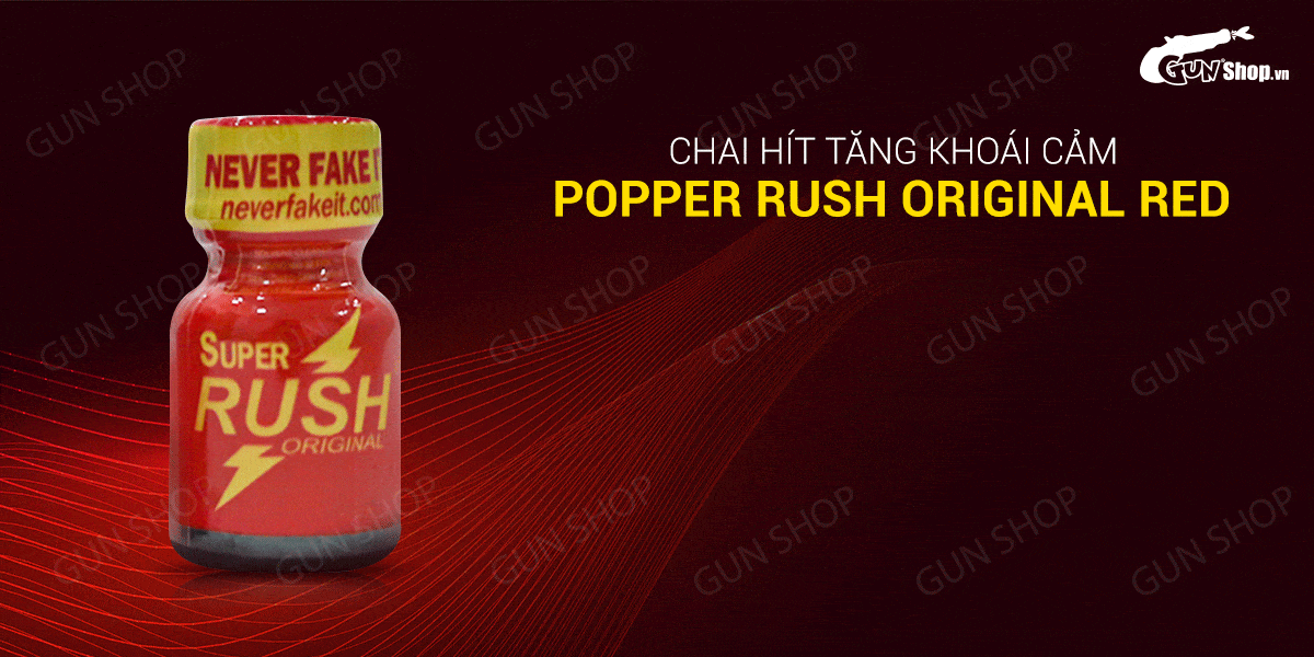 Mua Popper Super Rush Original Red 10ml chính hãng Mỹ USA PWD giá tốt