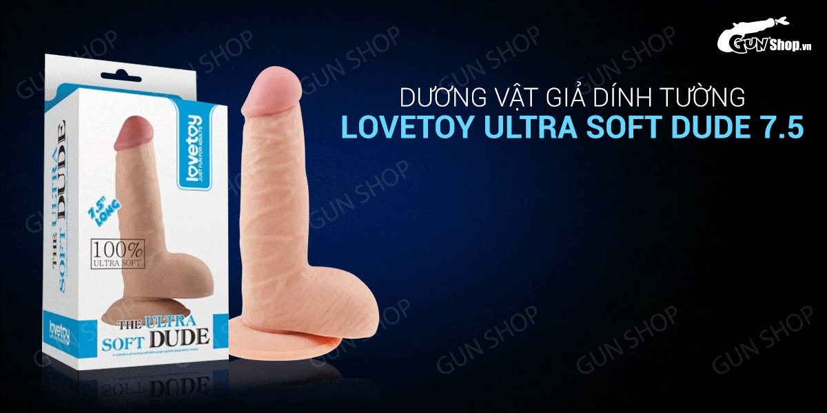  Review Dương vật giả dính tường siêu mềm - Lovetoy Ultra Soft Dude 7.5 mới nhất