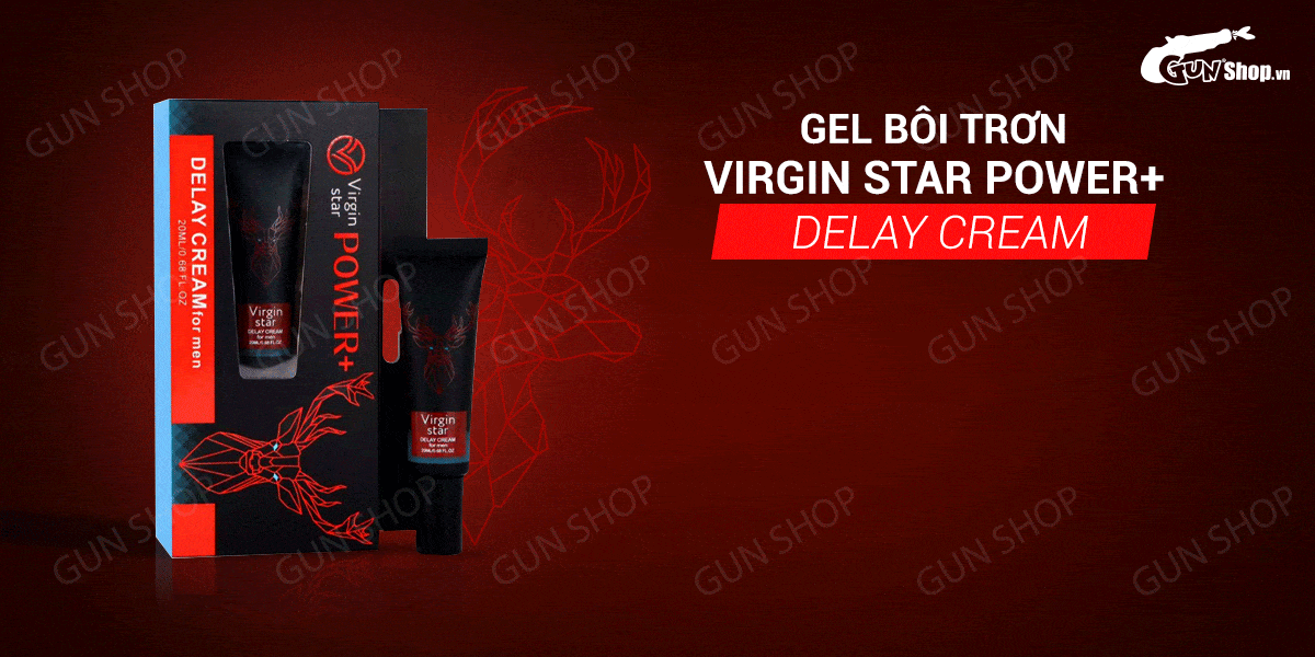  Shop bán Gel bôi Virgin Star Power+ Delay Cream - Chống xuất tinh sớm - Chai 20ml nhập khẩu