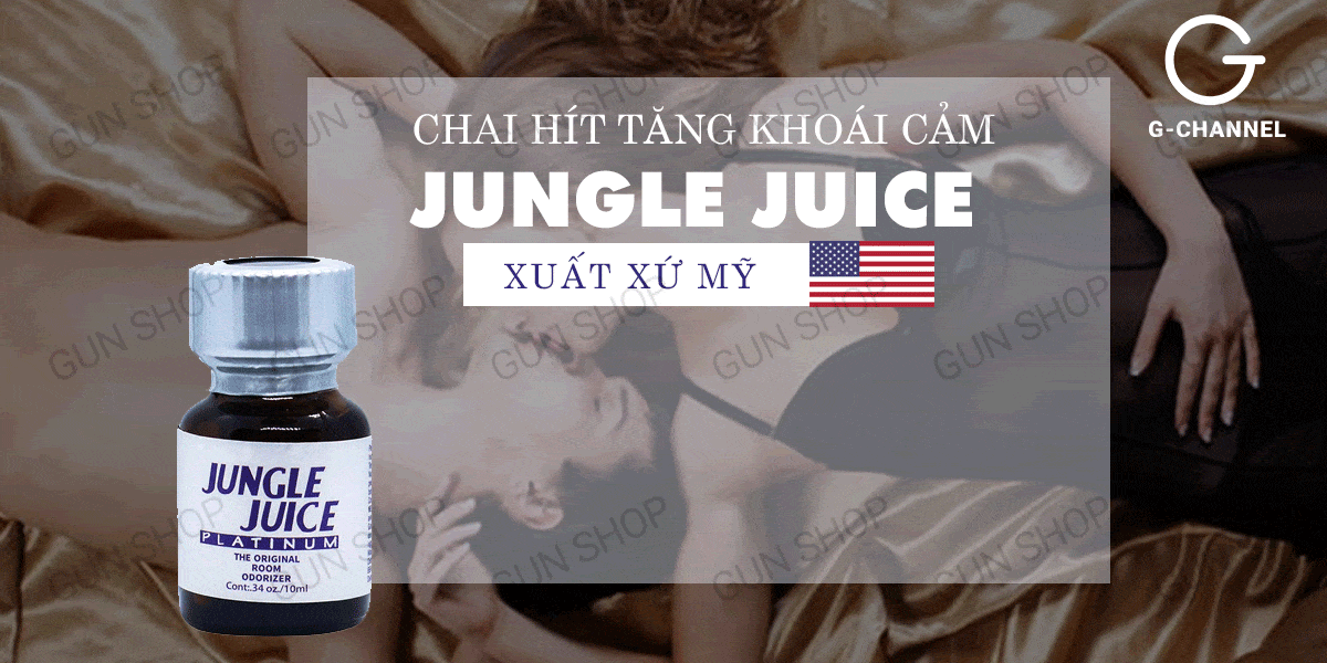  Nơi bán Chai hít tăng khoái cảm Popper Jungle Juice Platinum - Chai 10ml cao cấp