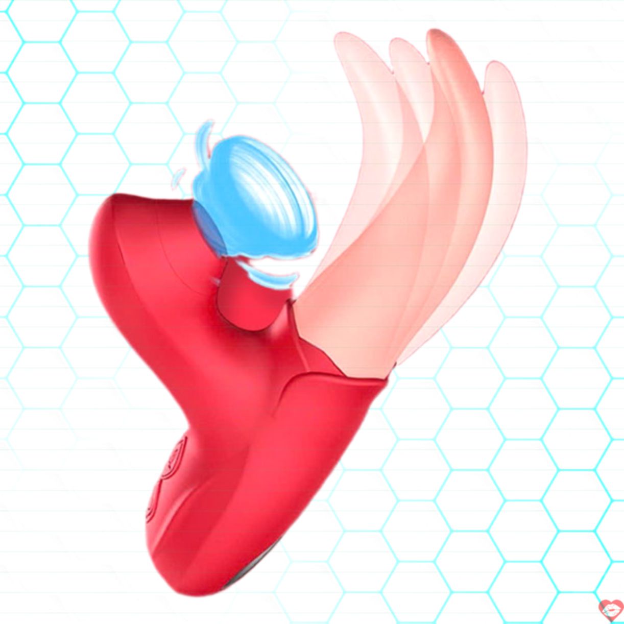 Lưỡi rung liếm điểm G và bú mút siêu kích thích JIUUY 