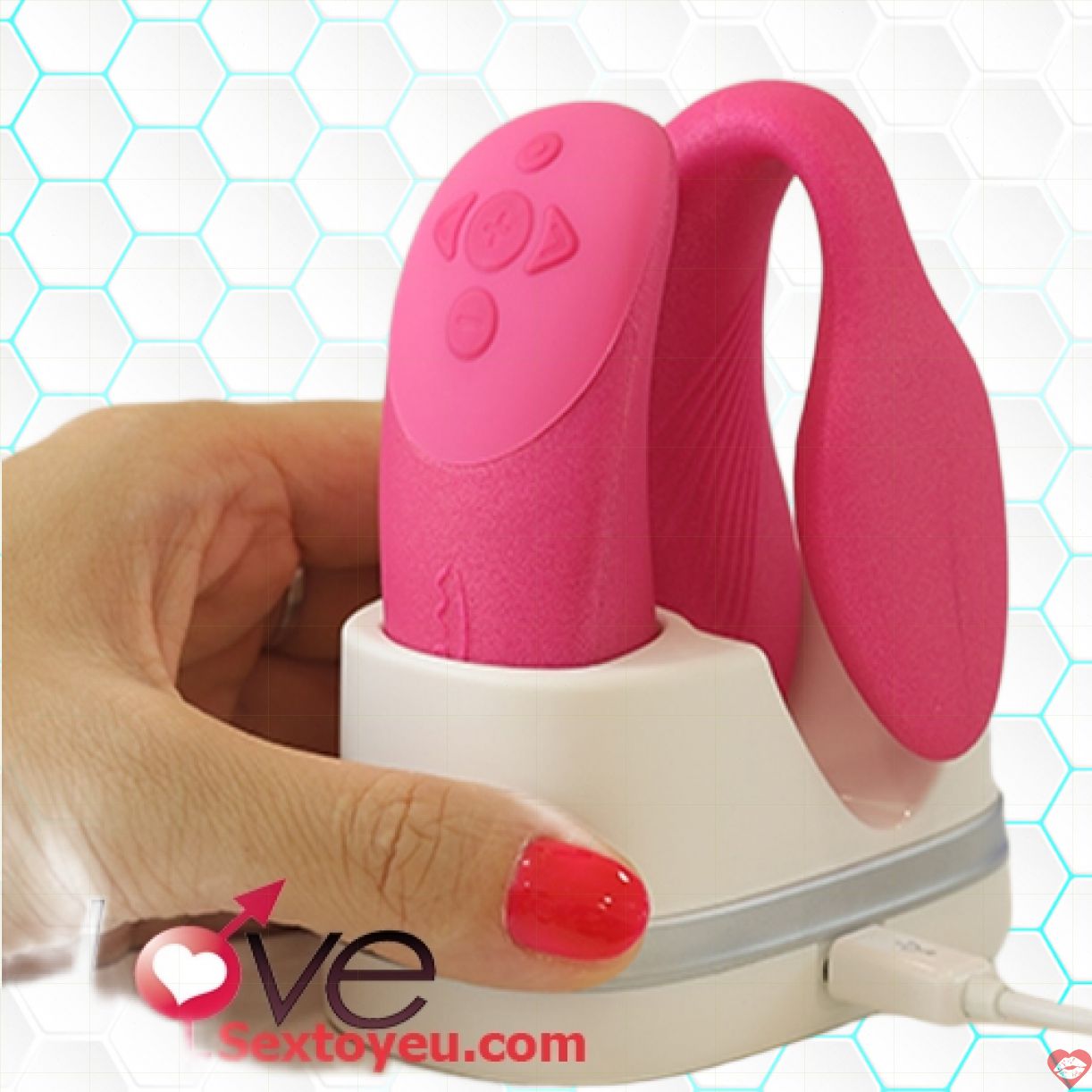 Máy rung 2 đầu We Vibe Chorus cao cấp tiện lợi kích thích mạnh mẽ 