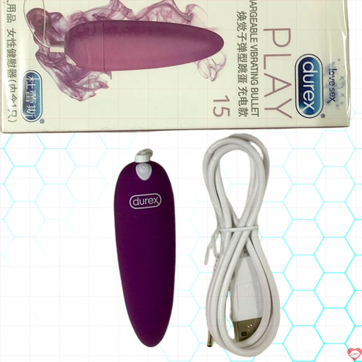 Trứng rung Durex S-Viber sạc pin mạnh mẽ, siêu kích thích 