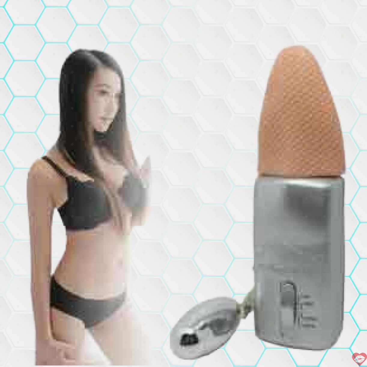 Lưỡi silicon sang trọng kèm trứng rung LoveToys cho khóa vui 