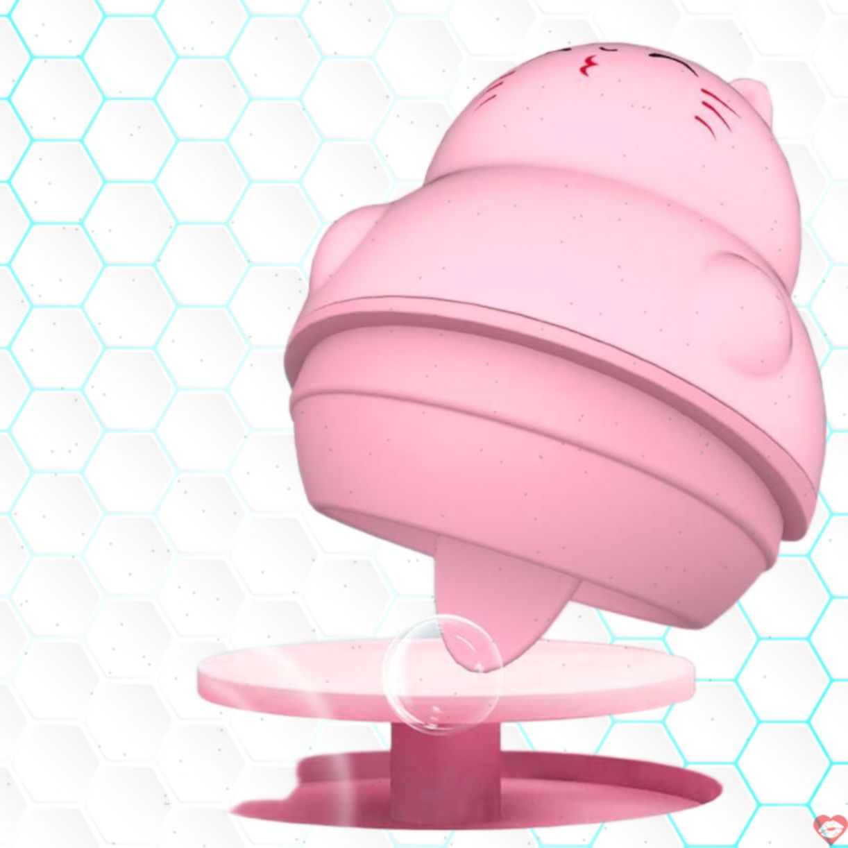 Lưỡi liếm Mizzzee Miu Miu Pink nhỏ gọn dễ thương, siêu hot 