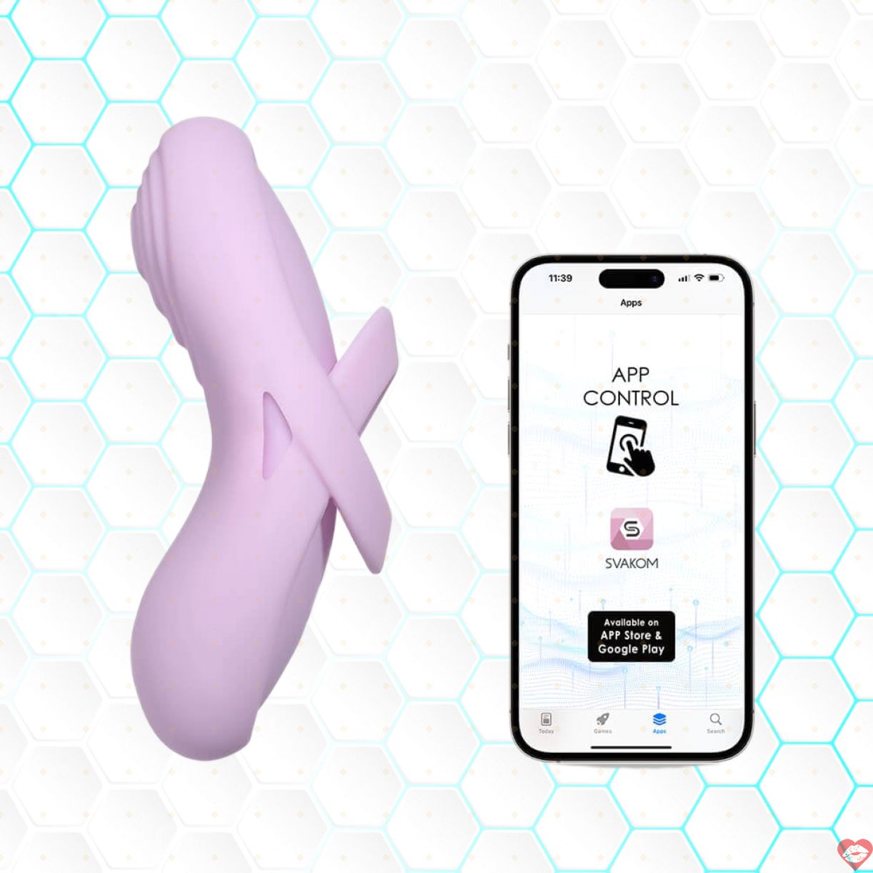 Máy rung âm vật SVAKOM Echo đeo ngón điều khiển App siêu kích thích 