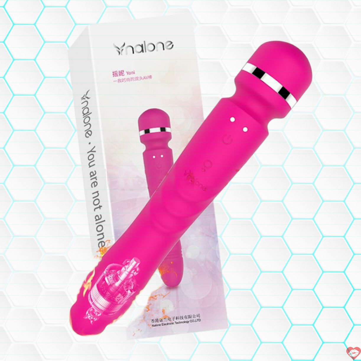 Chày rung Nalone Yoni tỏa nhiệt rung ngoáy kích thích - CR 50 