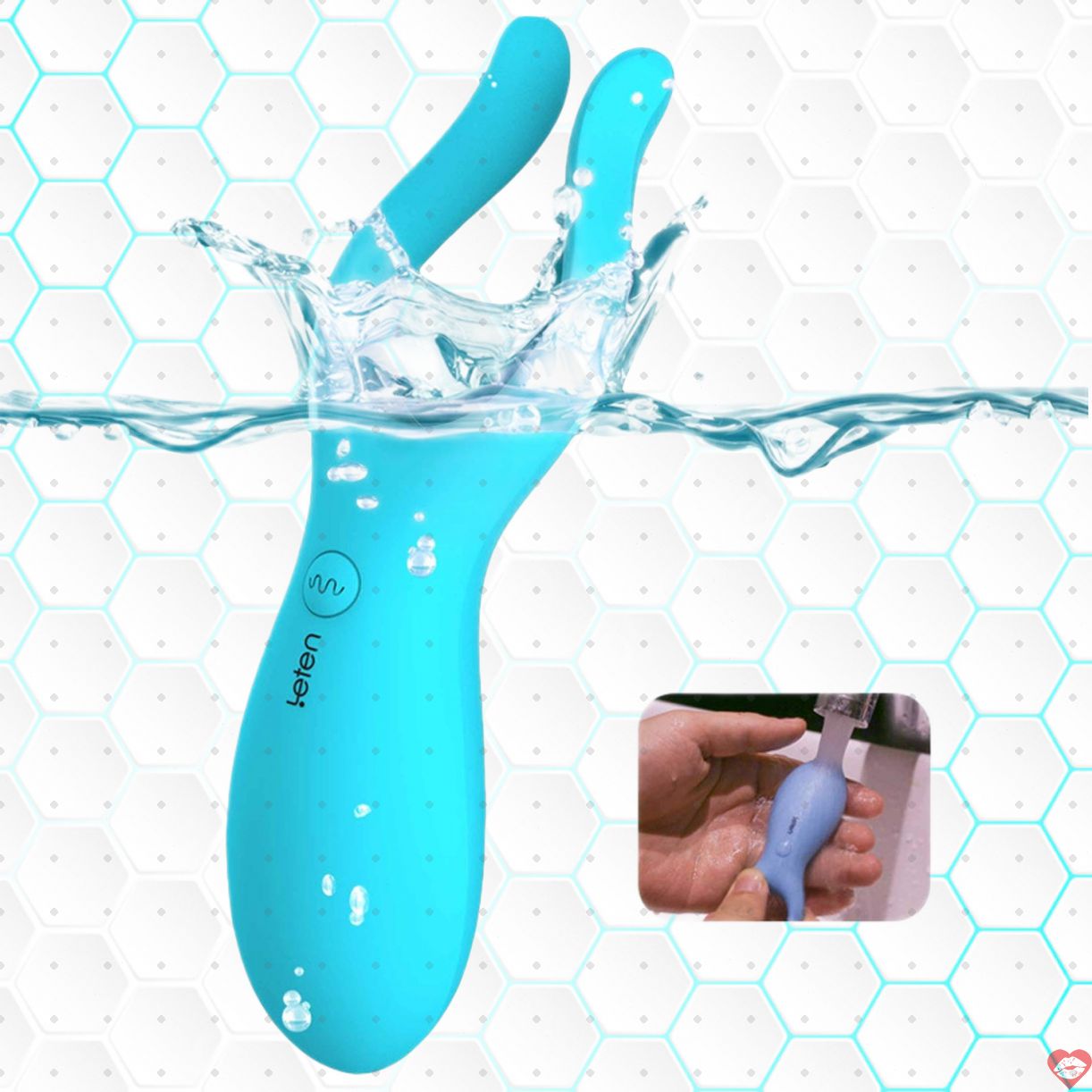 Máy rung Leten 2 râu sextoy cực đã, kích thích mạnh mẽ 