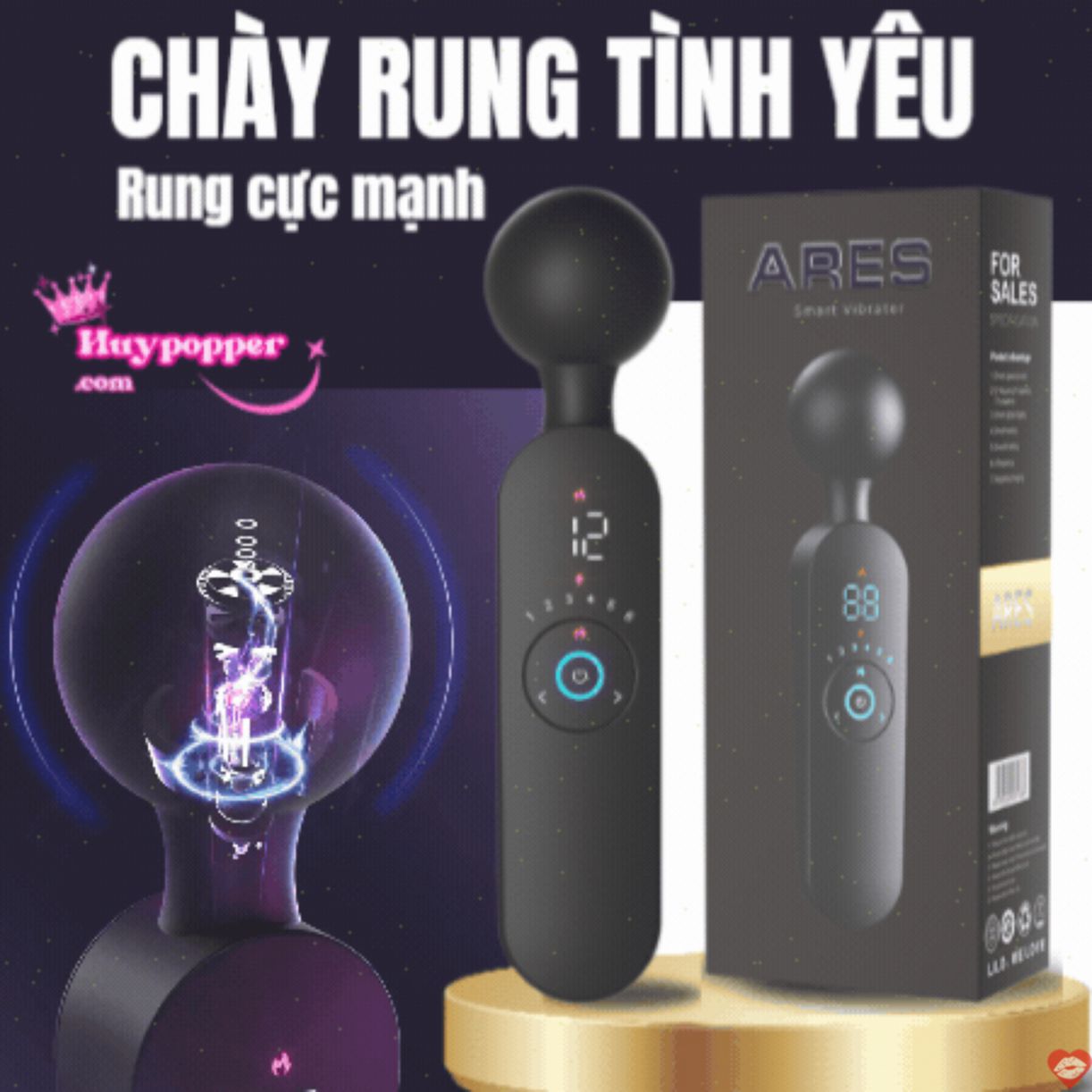 Chày rung tình yêu Eagle siêu phê đảm bảo khoái cảm 