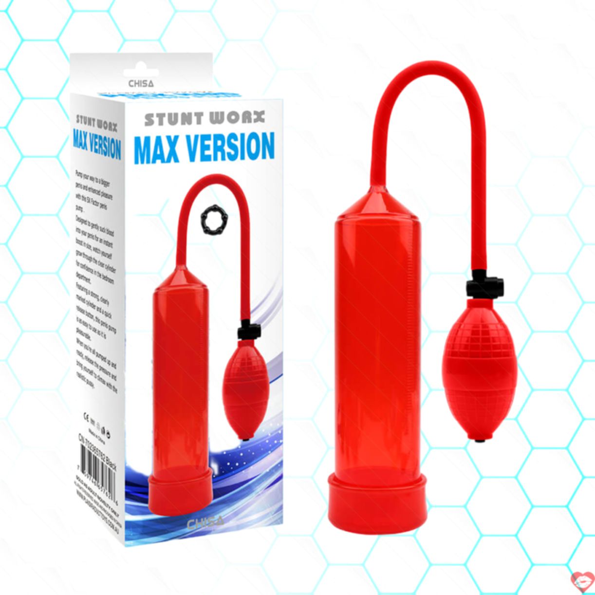 Máy tập tăng kích thước dương vật Chisa Max Red cải thiện nhanh 