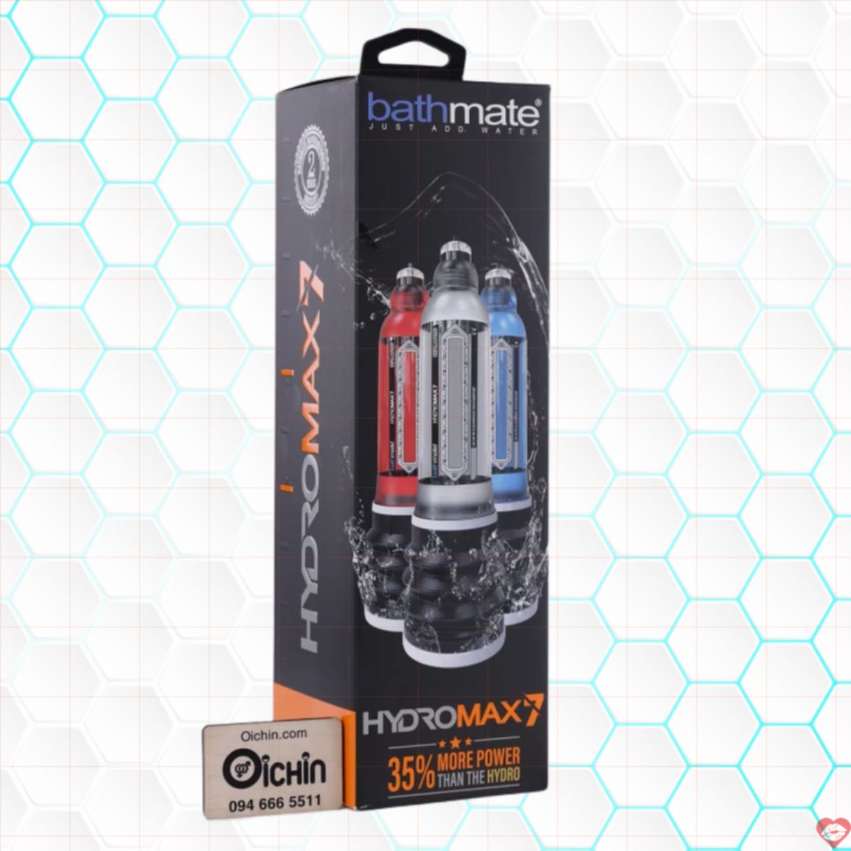 Bathmate Hydomax 7 Brilliant dụng cụ thuỷ lực tăng kích thước nhanh 