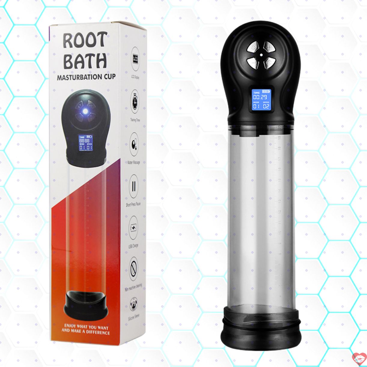 Máy Tập Dương Vật IPHISI LCD Tăng Kích Thước Hiệu Quả, An Toàn 