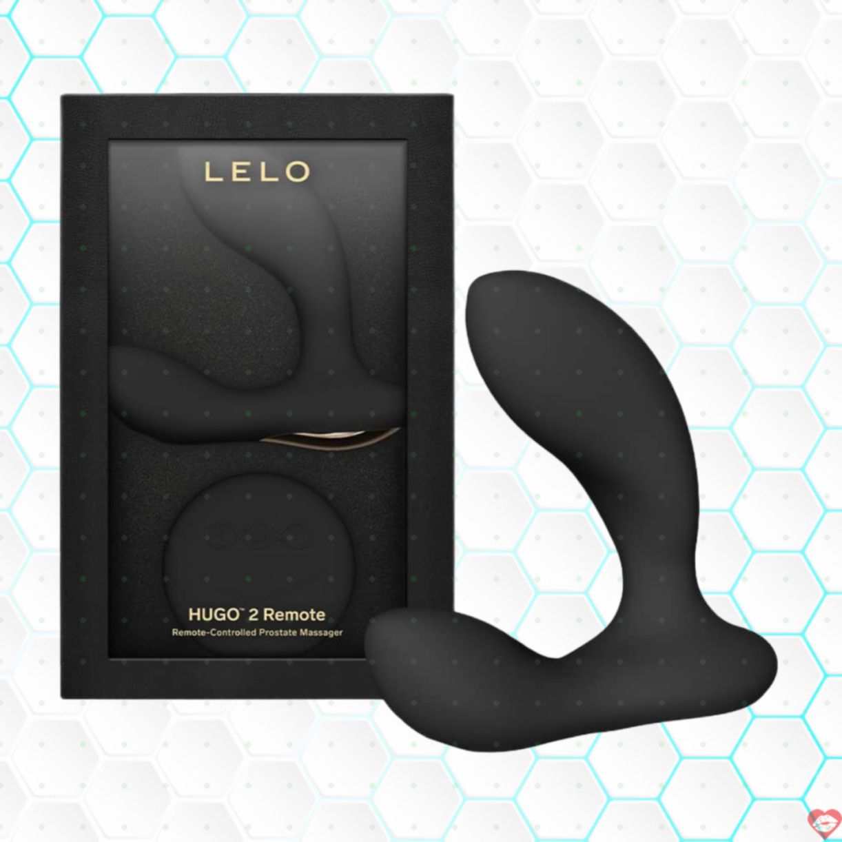 Massage tuyến tiền liệt Lelo Hugo 2 Remote Black cao cấp tiện lợi 