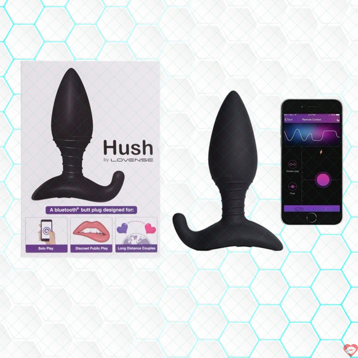 Lovense Hush cao cấp điều khiển từ xa qua điện thoại bảo hành chính hãng 
