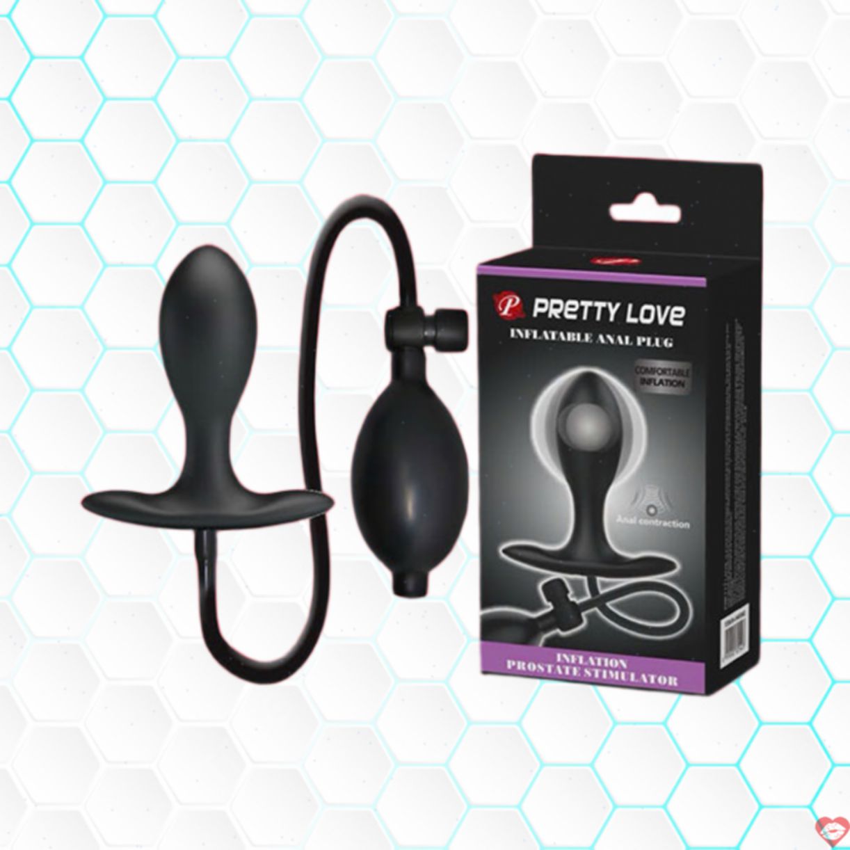 Pretty Love bơm hơi hậu môn kích thích dễ sử dụng chất lượng cao 