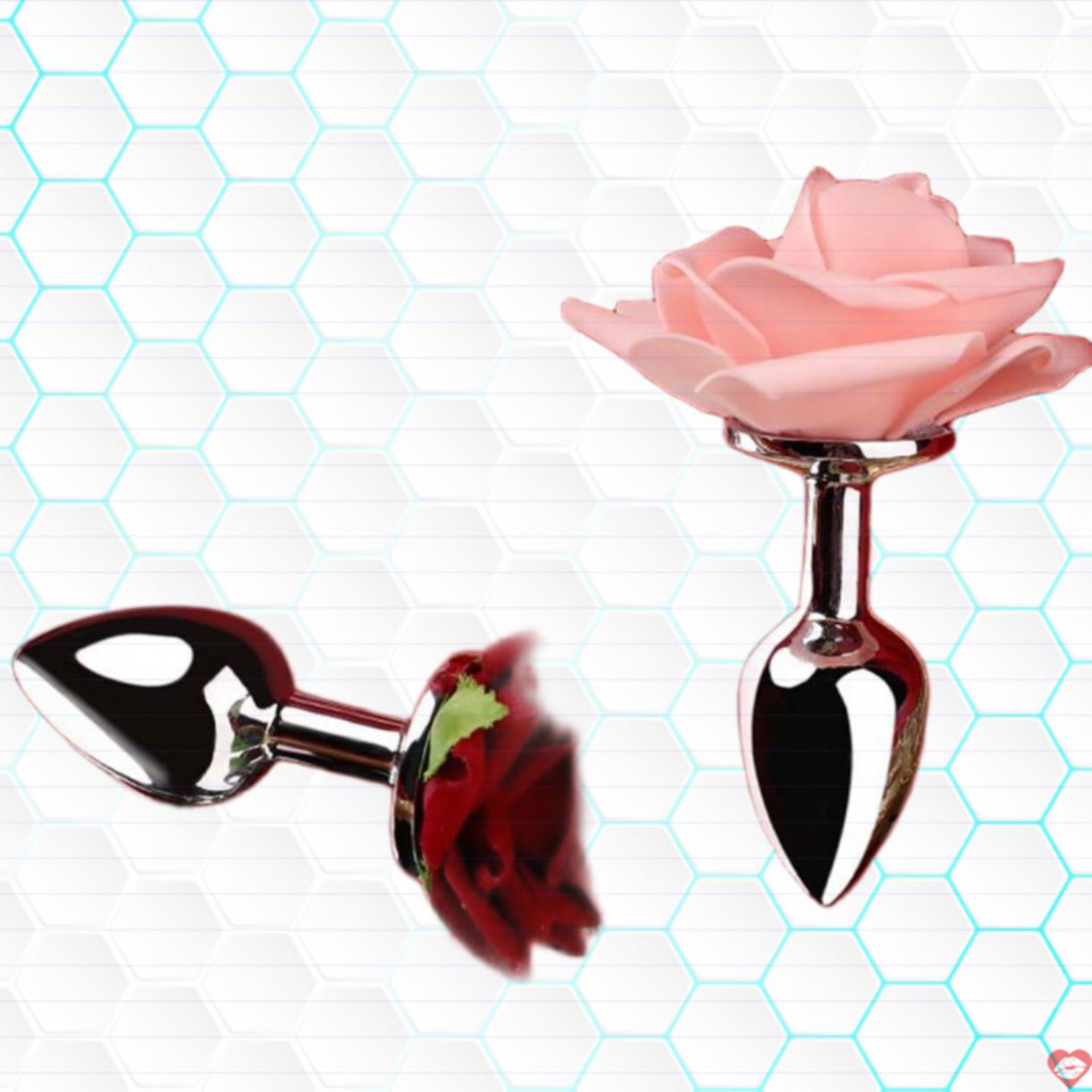 Phích cắm hậu môn INOX Mizzzee ROSE 3D sang trọng bền chắc 