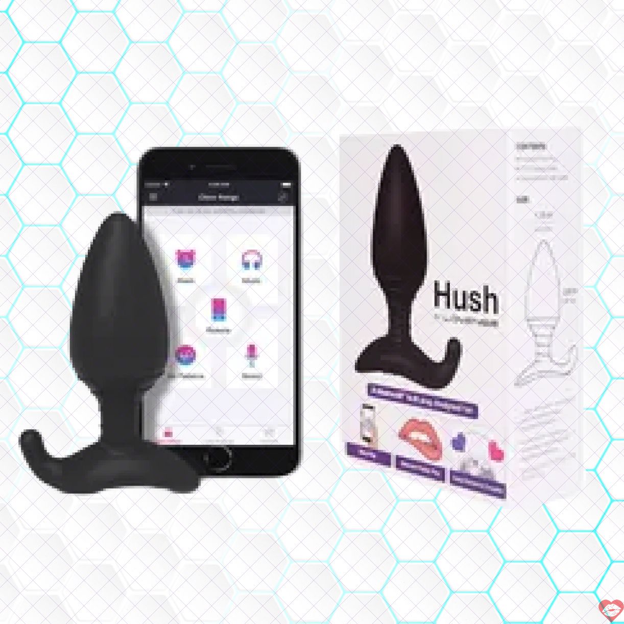 Máy Rung Hậu Môn Lovense Hush App 10 Chế Độ Rung Mạnh Mẽ 