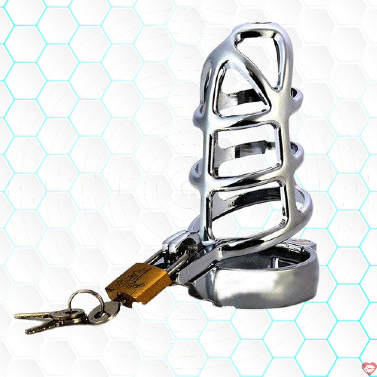 Khóa dương vật kim loại thép bền chắc an toàn kích thích 
