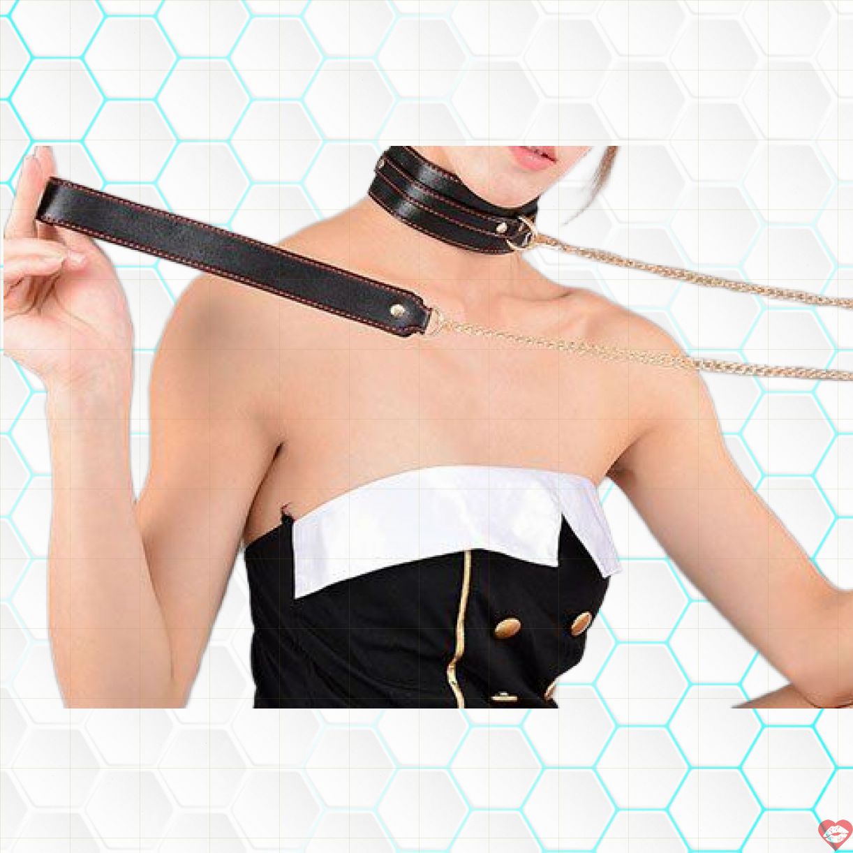 Đồ chơi bạo dâm da cao cấp đỏ đen sang trọng kích thích 
