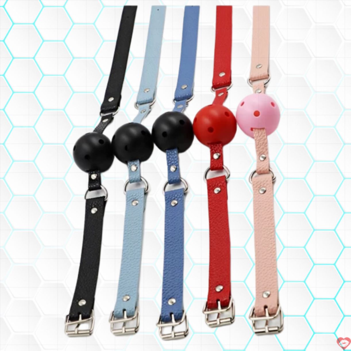 Đồ chơi BDSM Jiuai bóng bịt miệng kích thích hứng thú đôi tình nhân 