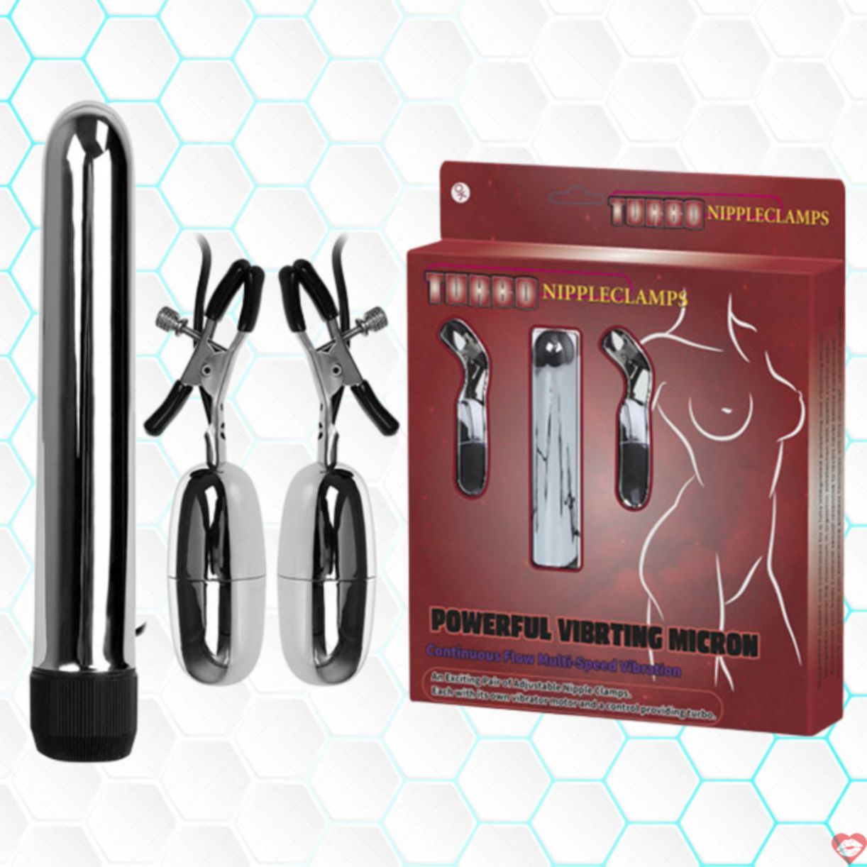 Bộ Thanh Rung Điểm G Baile Kẹp Vú Rung Mạnh Hấp Dẫn Cho Couple 