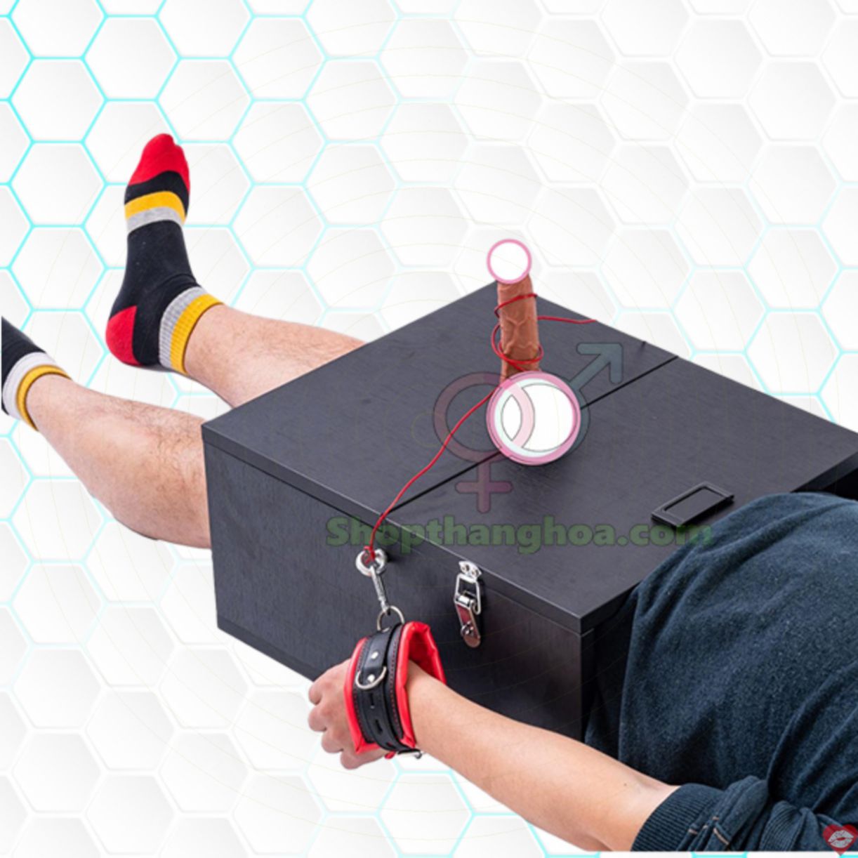 Hộp tra tấn nam nữ hoàng BDSM dụng cụ kích thích độc đáo 