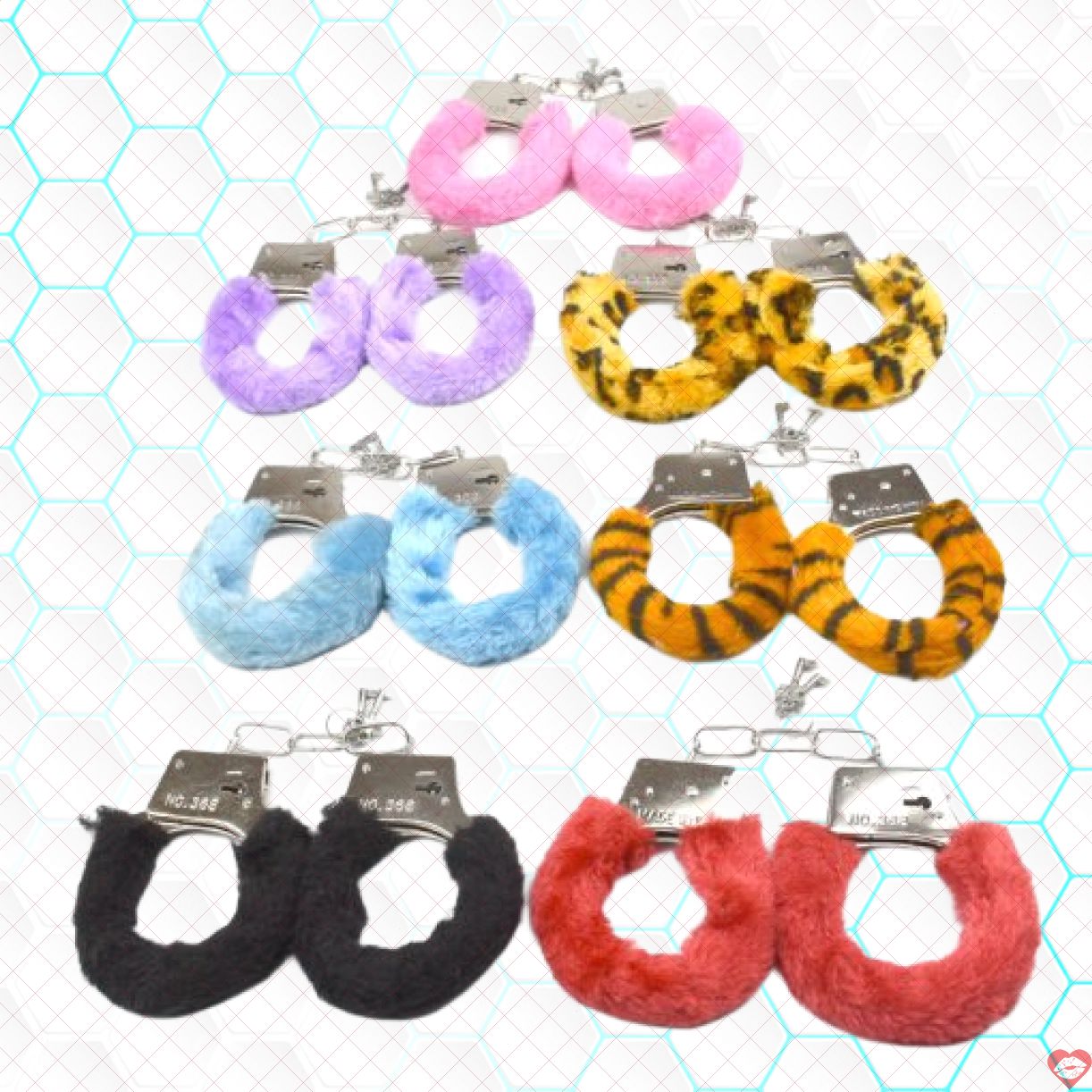 Còng Số 8 Khóa Tay Hợp Kim Lót Lông BDSM Chất Lượng Giá Tốt 
