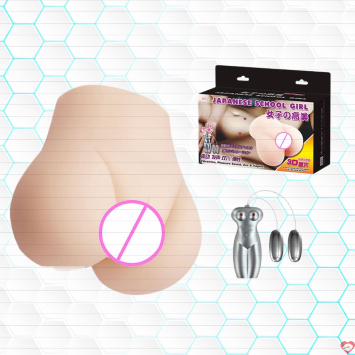 Mông giả Silicone 3D rung lắc âm thanh Baile cho trải nghiệm thật 
