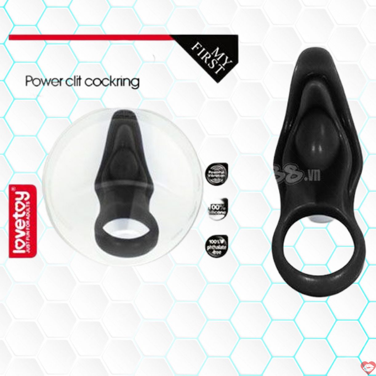 Vòng rung lưỡi liếm Lovetoy Stamina kích thích mạnh mẽ tăng khoái cảm 