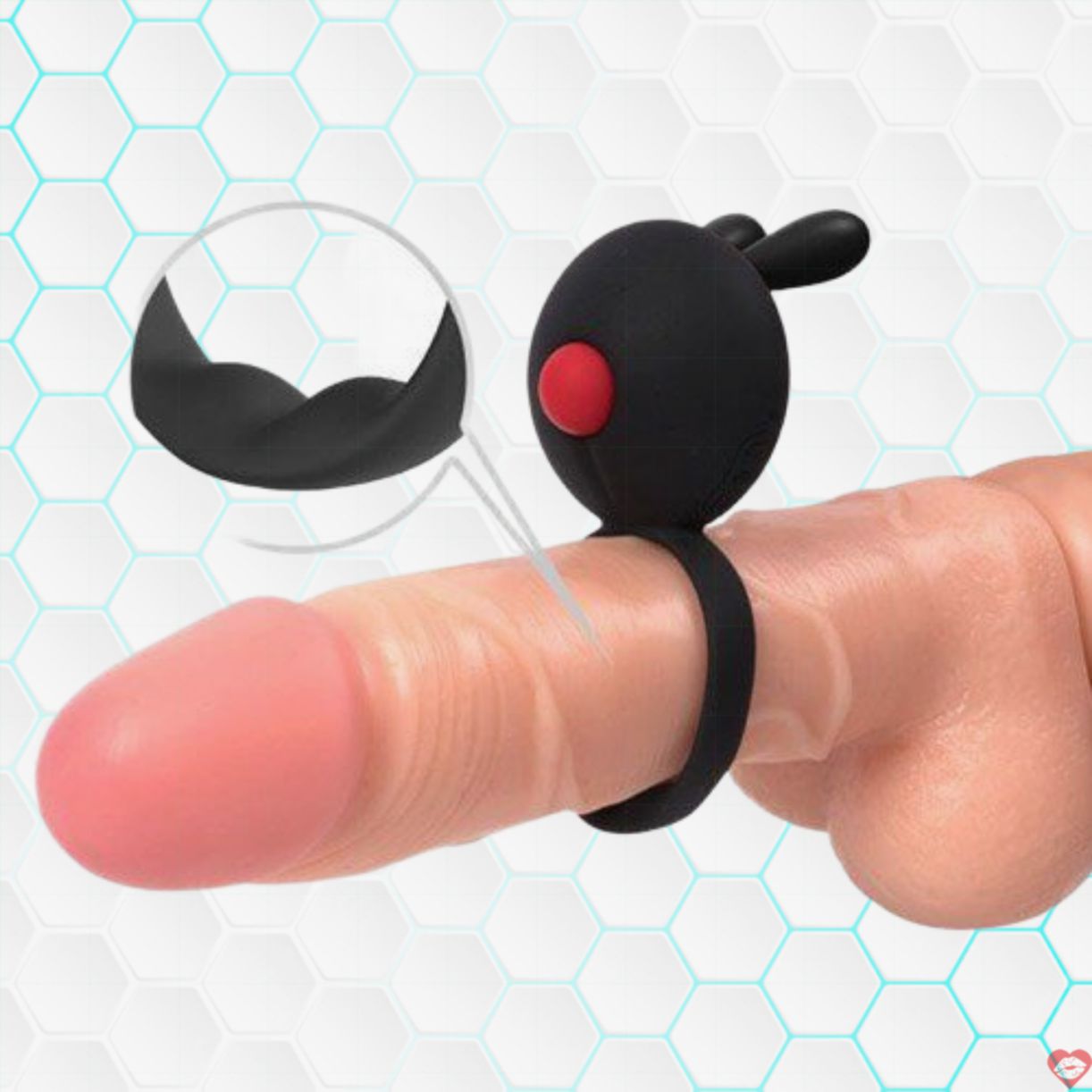 Vòng rung tai thỏ RinBit 2in1 nhập khẩu Mỹ tăng khoái cảm 