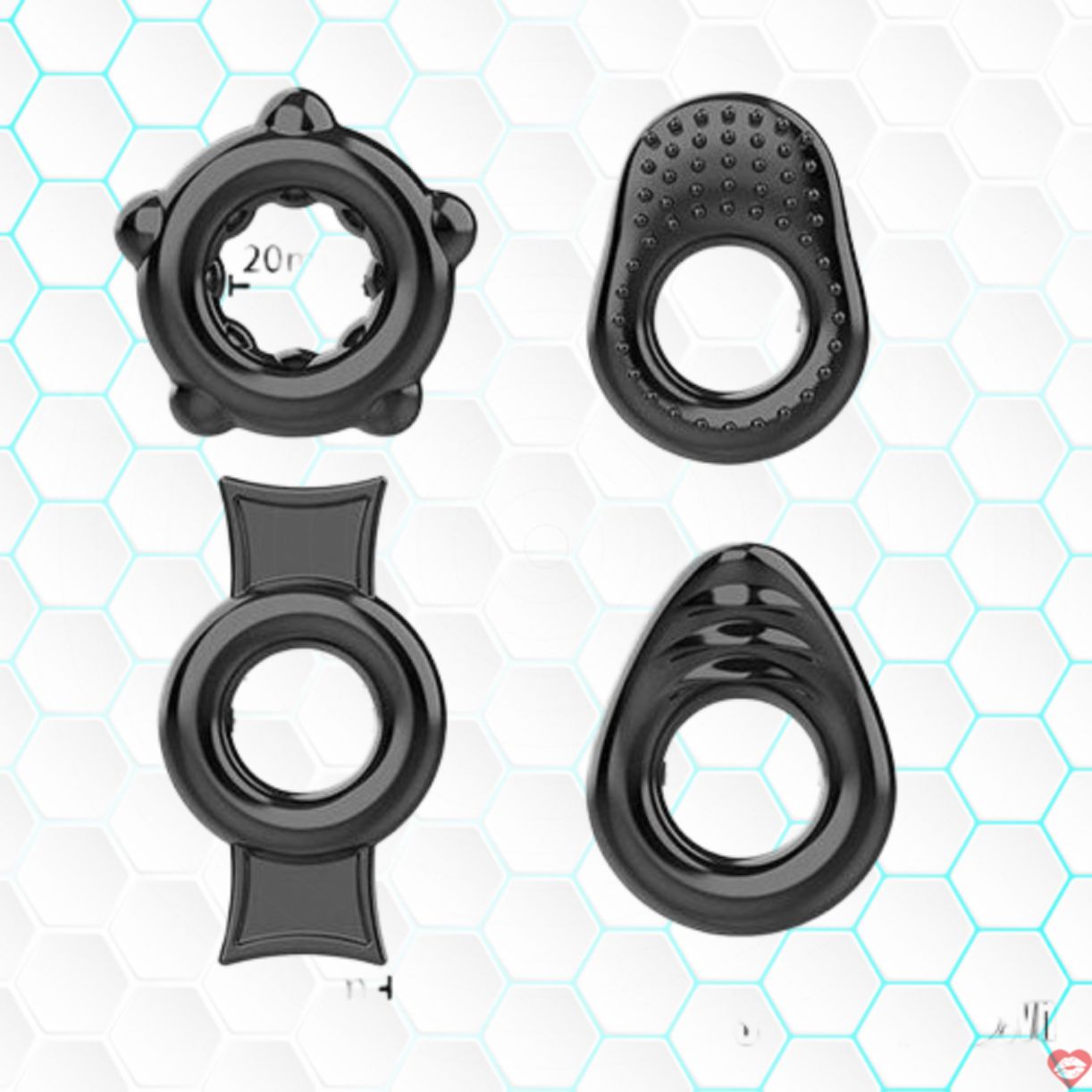 Combo 4 vòng silicone chống xuất tinh sớm tăng khoái cảm 