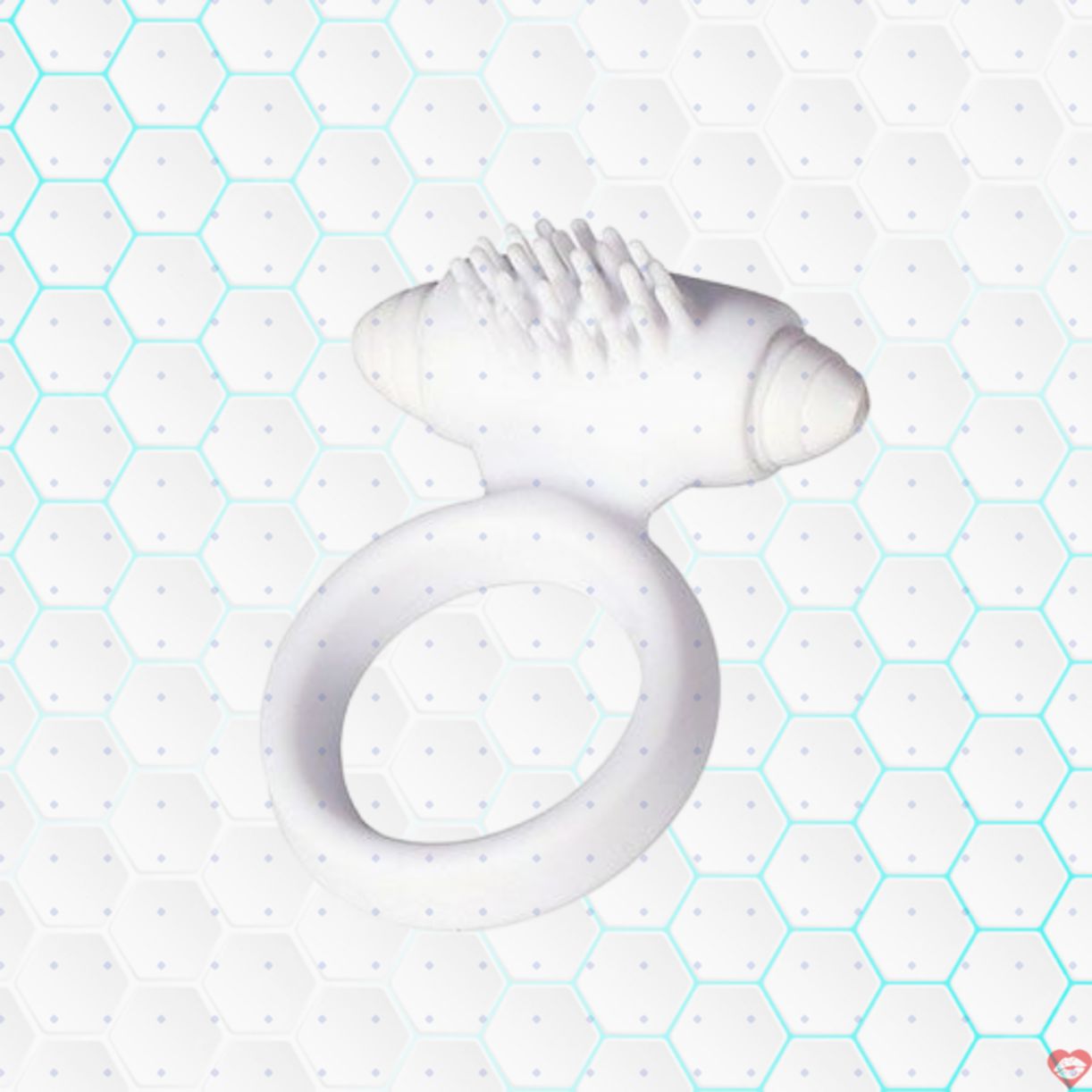 Vòng rung đeo dương vật có lưỡi mát xa kích thích khoái cảm 