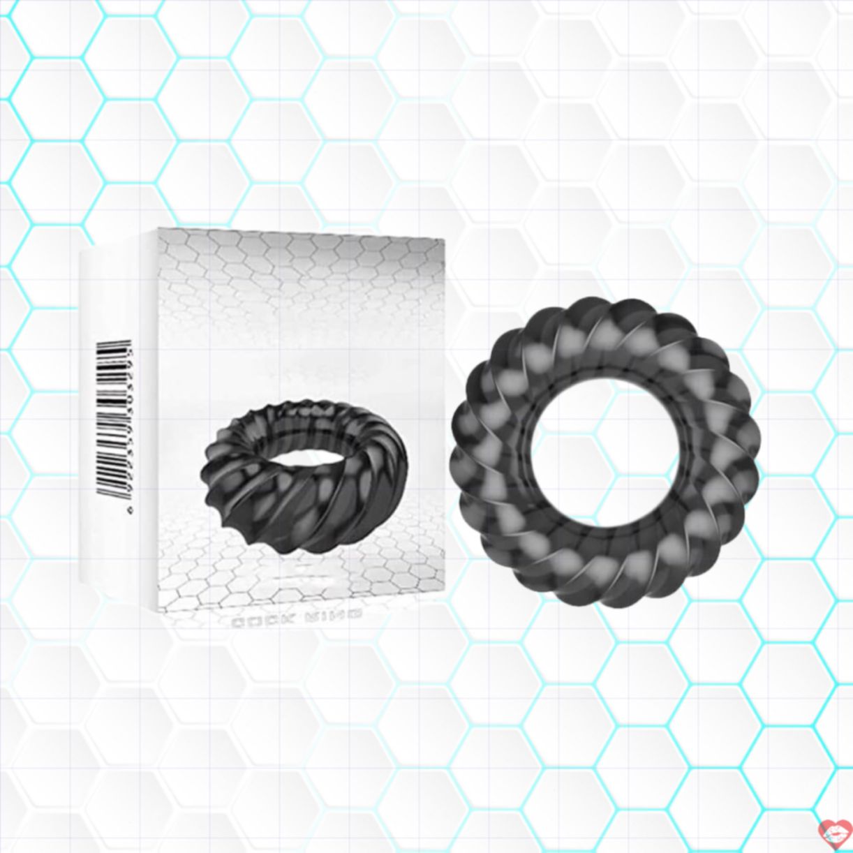 Vòng đeo kéo dài thời gian Aichao Cock Ring đen chính hãng 