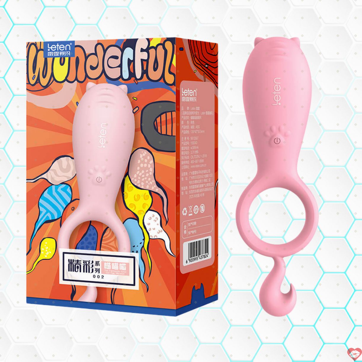 Vòng rung Leten Wonderful tăng hưng phấn, kích thích tự nhiên 