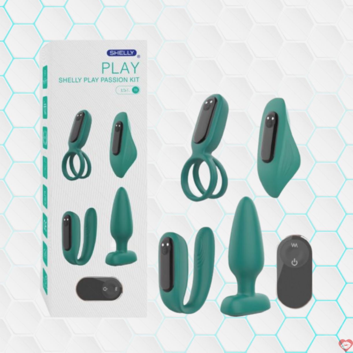 Bộ dụng cụ 4 món Shelly Play Passion Kit - Kích thích đỉnh cao, chơi sảng khoái 