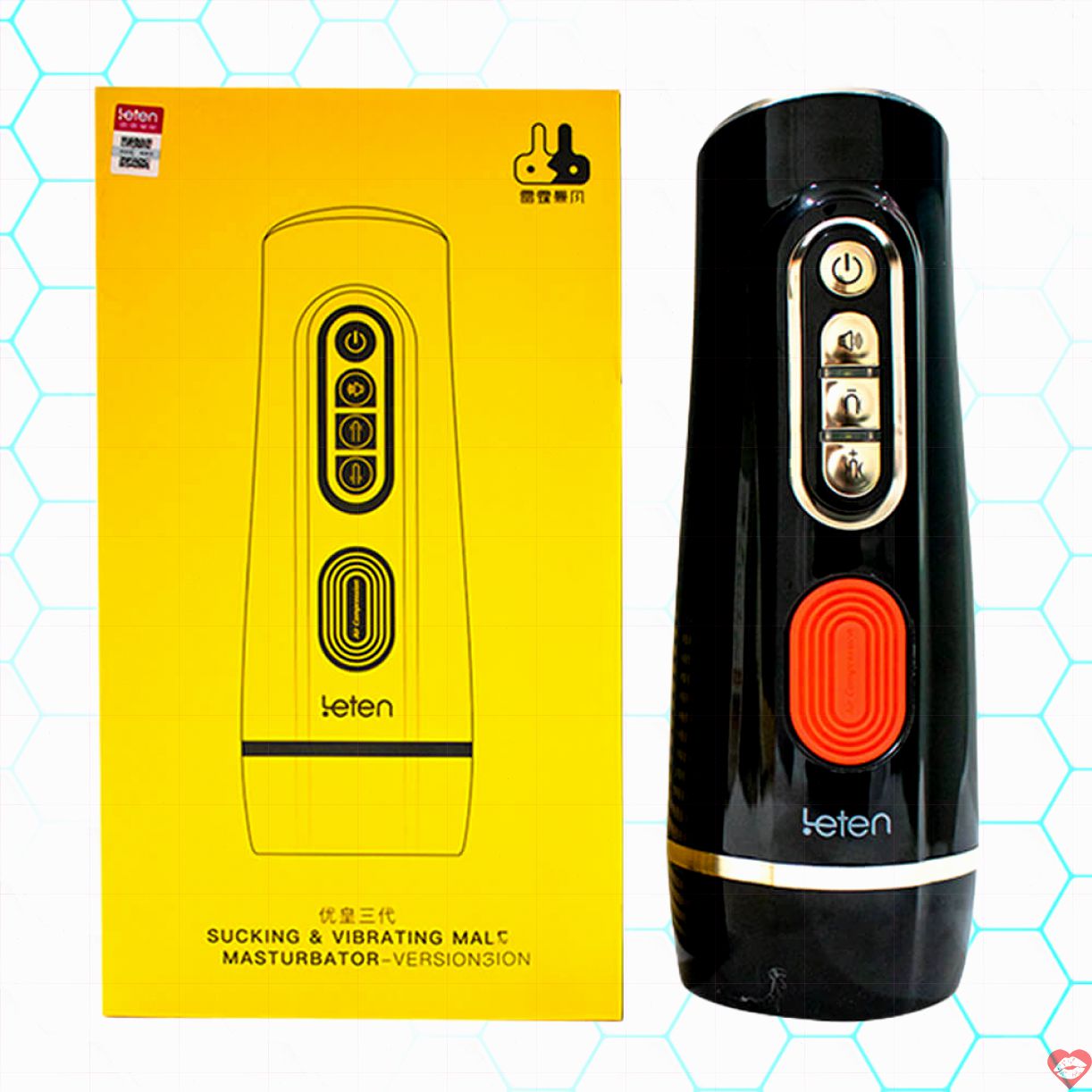 Leten V3 âm đạo giả đa năng rung hút cực đã cho nam 