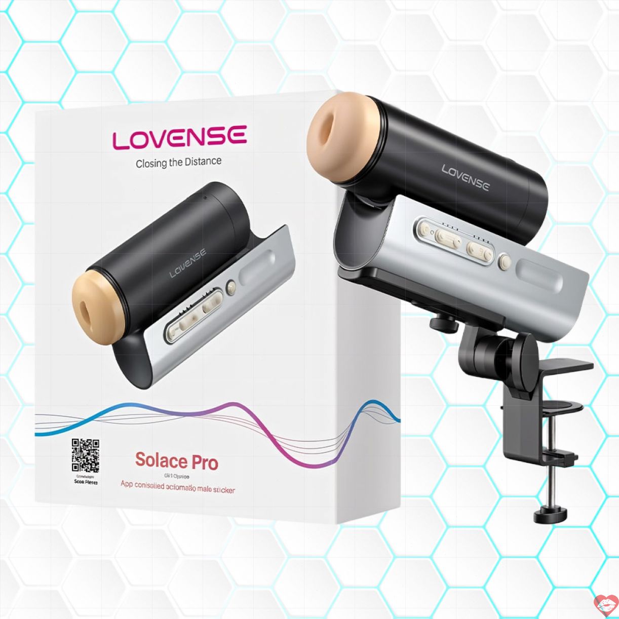 Lovense Solace Pro âm đạo giả cao cấp đa chức năng, cảm giác thật 