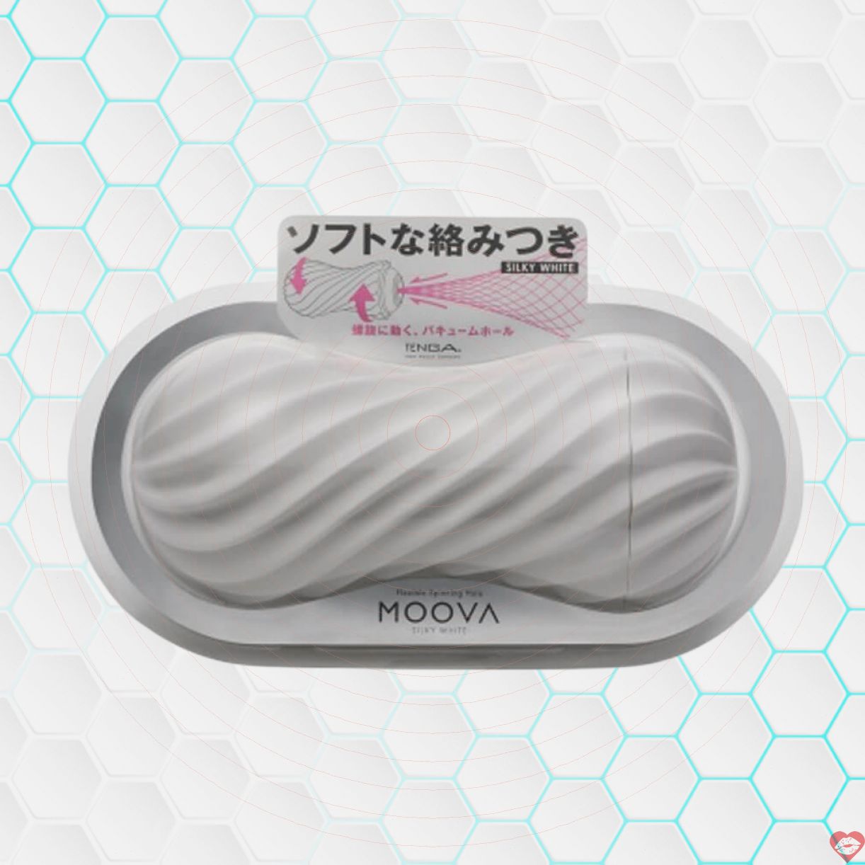 Âm đạo giả Tenga Moova Silky White cao cấp, mềm mượt, kích thích cực mạnh 