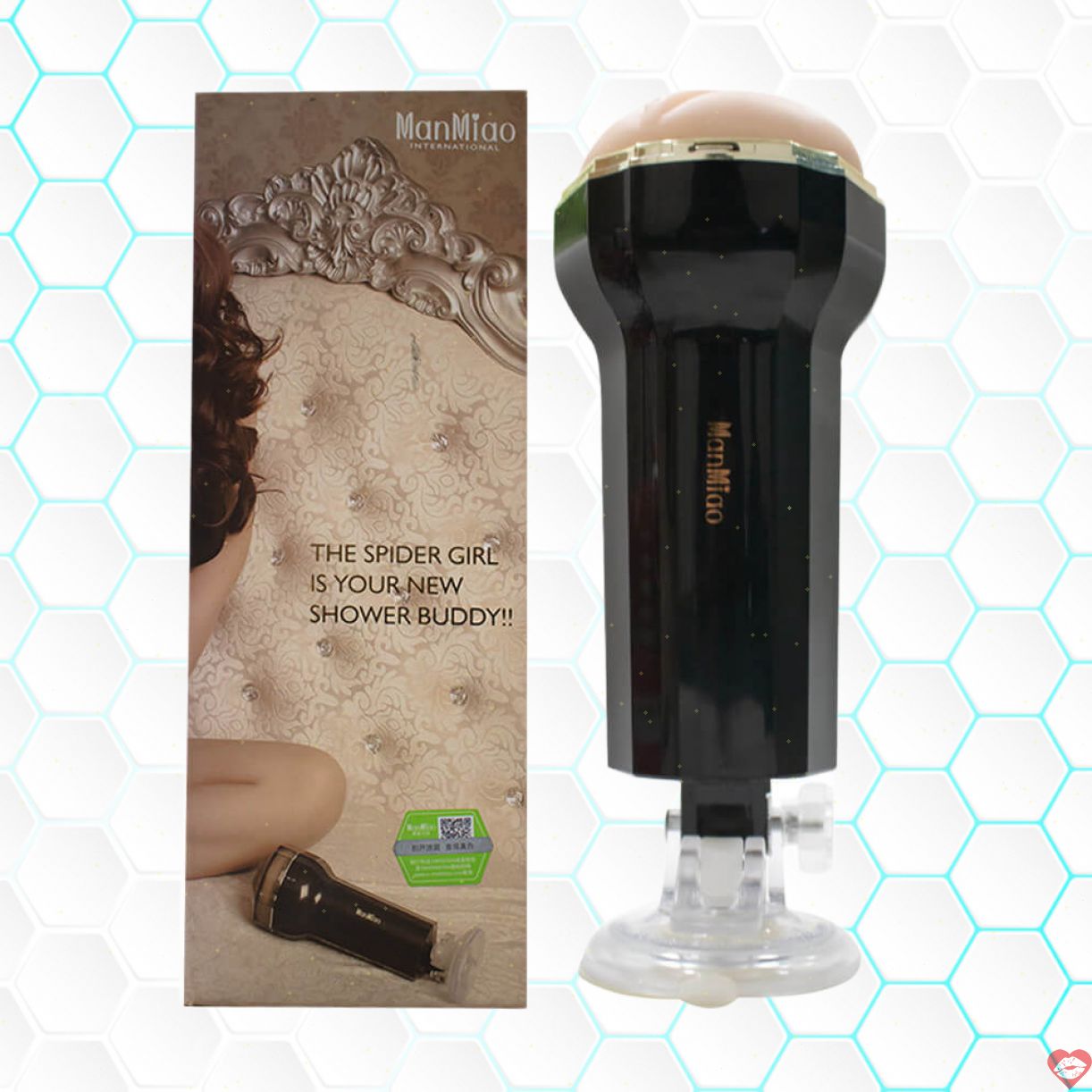 Âm đạo giả Spider Manmiao đa năng siêu thực, kích thích mạnh 
