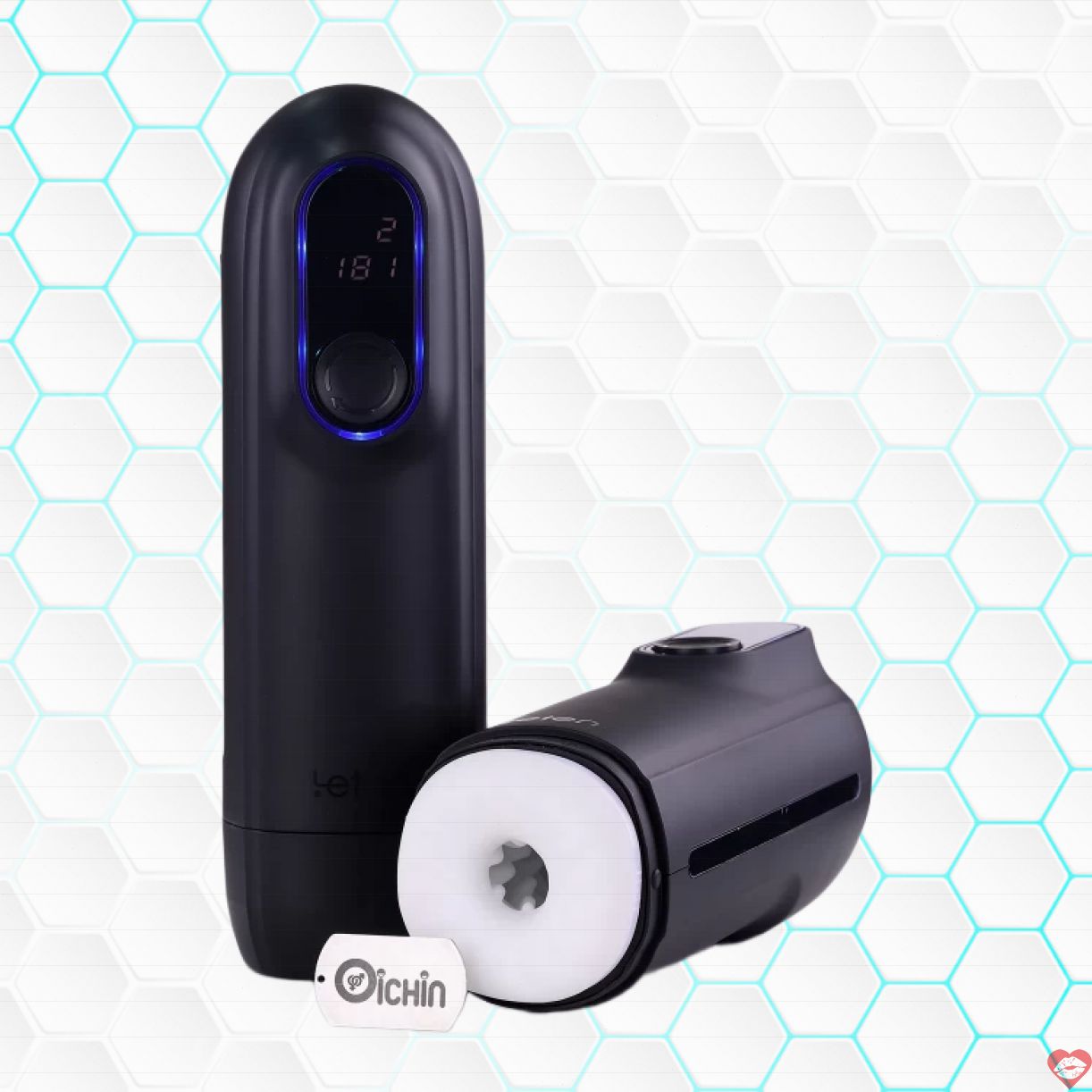 Leten Black Hole thụt co bóp LED kép, mát xa cực phê 