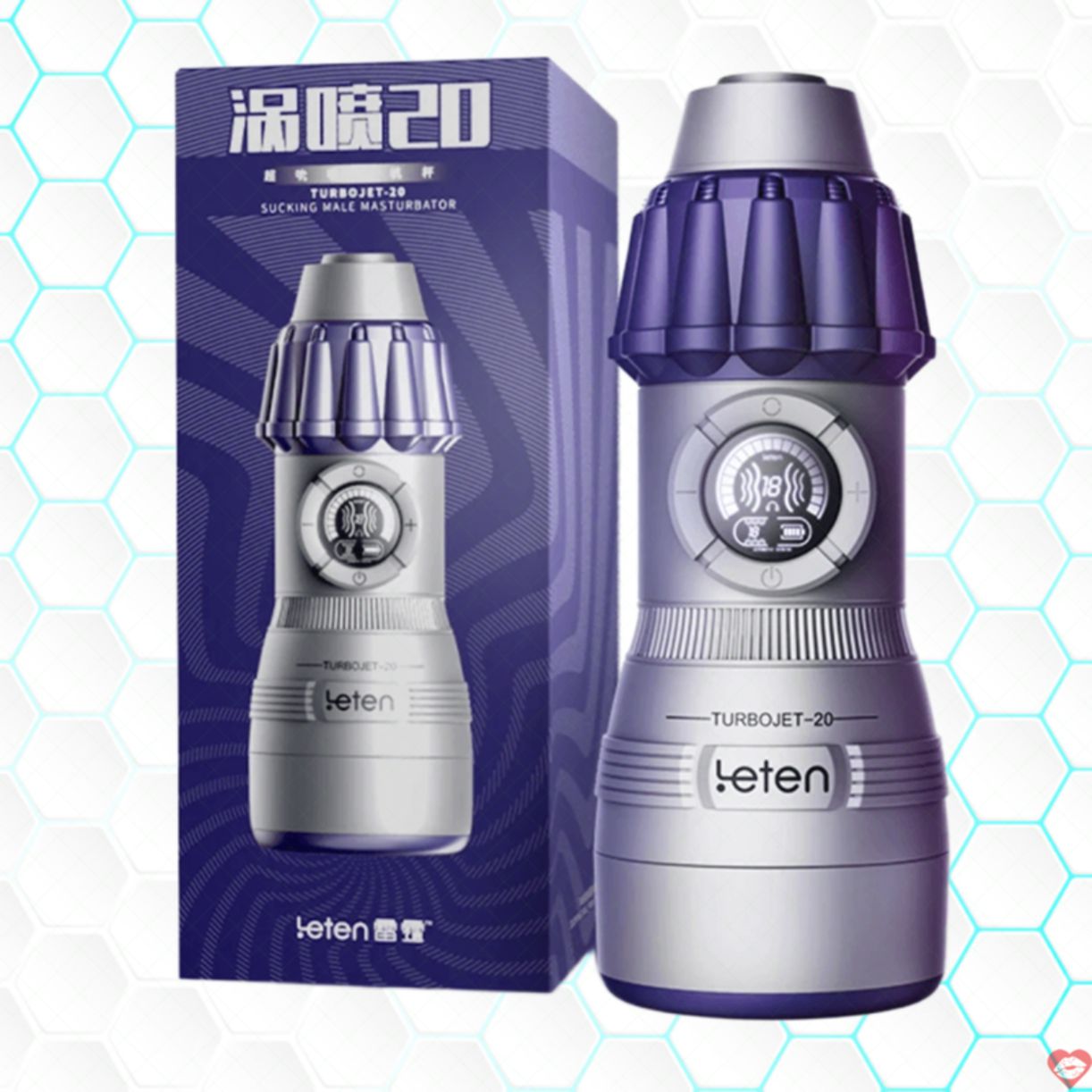 Máy Thủ Dâm Leten Turbojet-20, Co Bóp Đa Chế Độ, Siêu Mới 
